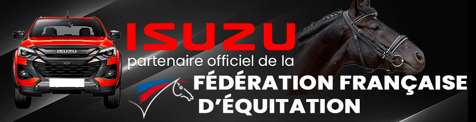 Isuzu partenaire officiel de la Fédération Française d'équitation